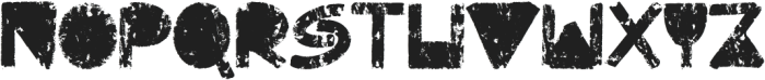 Across Grunge Regular otf (400) Font UPPERCASE