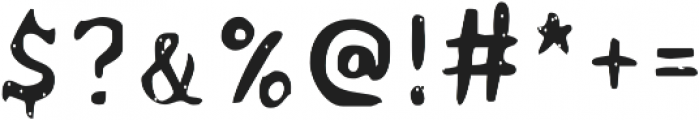 Acrylic Hand Serif SVG ttf (400) Font OTHER CHARS