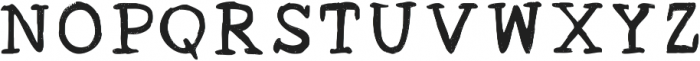 Acrylic Hand Serif ttf (400) Font LOWERCASE