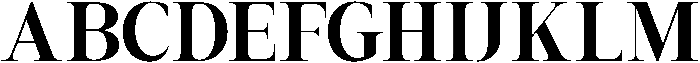 Acthirey Regular otf (400) Font UPPERCASE