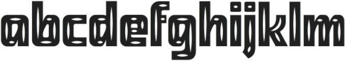 ActiveAlternative3Regular otf (400) Font LOWERCASE