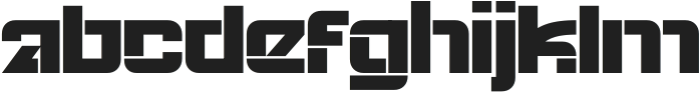 Actuatech Black ttf (900) Font LOWERCASE