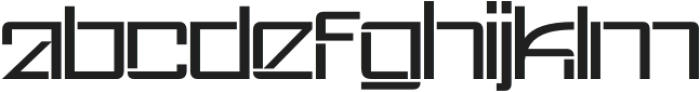 Actuatech Regular otf (400) Font LOWERCASE