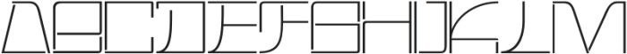 Actuatech Thin otf (100) Font UPPERCASE