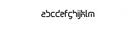 Acatraz.otf Font LOWERCASE