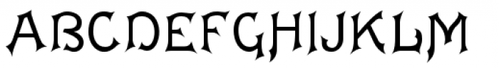 Acantha Font UPPERCASE
