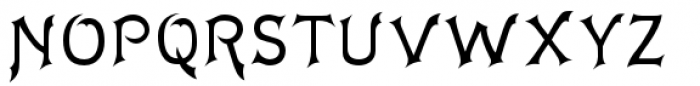 Acantha Font UPPERCASE