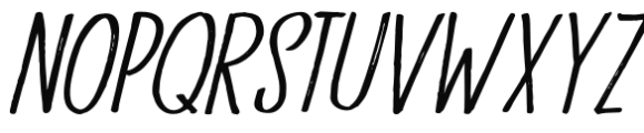 Aceituna Italic Font UPPERCASE