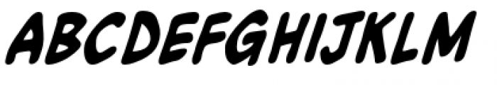 Action Figure BB Bold Italic Font LOWERCASE