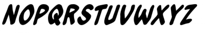 Action Figure BB Bold Italic Font LOWERCASE