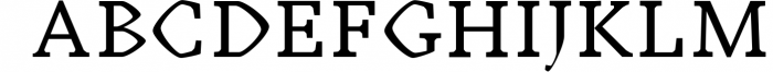 Achazia Serif Typeface 1 Font UPPERCASE