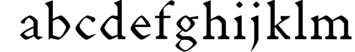 Achazia Serif Typeface 1 Font LOWERCASE