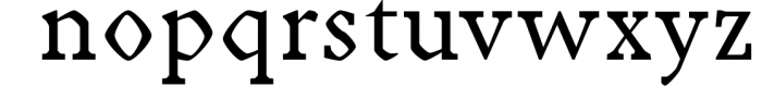 Achazia Serif Typeface 1 Font LOWERCASE