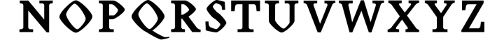 Achazia Serif Typeface 3 Font UPPERCASE