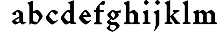 Achazia Serif Typeface 3 Font LOWERCASE