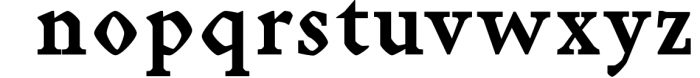 Achazia Serif Typeface 3 Font LOWERCASE