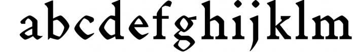 Achazia Serif Typeface Font LOWERCASE