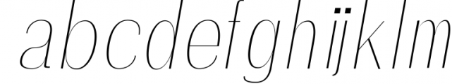 Ackley Beautiful Sans Serif Typeface 6 Font LOWERCASE