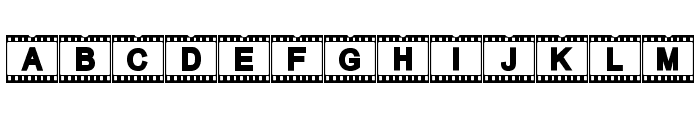 AC Filmstrip Font LOWERCASE