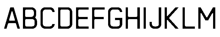 ACES07_Regular Font UPPERCASE