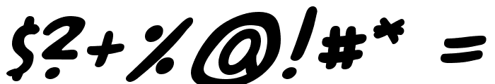 A.C.M.E. Secret Agent Bold Font OTHER CHARS