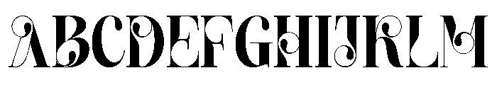 ACROSS NATIONS DEMO REGULAR Font UPPERCASE