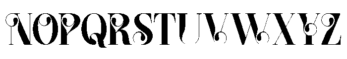 ACROSS NATIONS DEMO REGULAR Font UPPERCASE