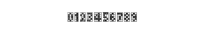 ACSF Adorable 4pt 57px Font OTHER CHARS