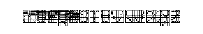 ACSF Adorable 4pt 57px Font UPPERCASE