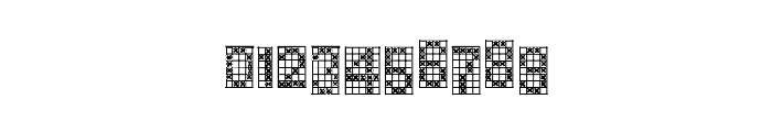 ACSF Festive 5pt 57px Font OTHER CHARS