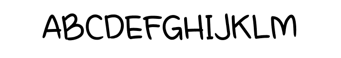A.Casual.Handwritten.Pen Font UPPERCASE