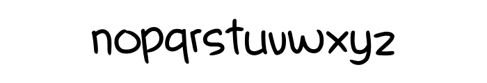 A.Casual.Handwritten.Pen Font LOWERCASE