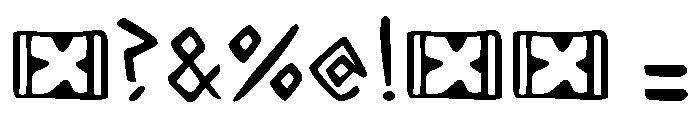 Acadian Runes Regular Font OTHER CHARS