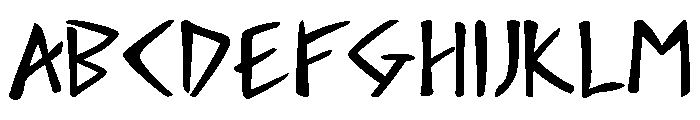 Acadian Runes Regular Font UPPERCASE