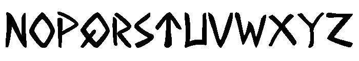 Acadian Runes Regular Font UPPERCASE