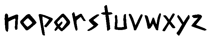 Acadian Runes Regular Font LOWERCASE