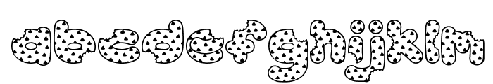 Accent Cookie Dough Font LOWERCASE