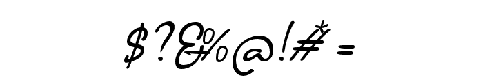 Accountant Signature Font OTHER CHARS