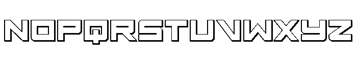 Ace of Swords 3D Font UPPERCASE