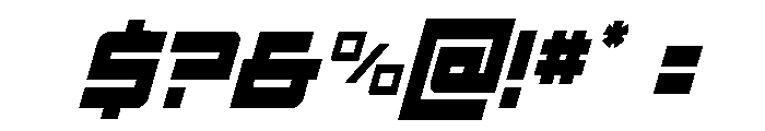 Ace of Swords Condensed Italic Font OTHER CHARS