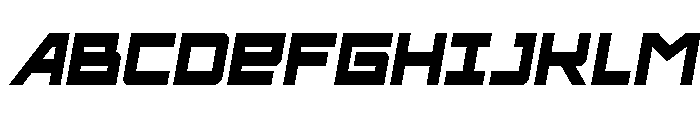Ace of Swords Condensed Sem-It Font UPPERCASE