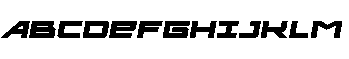 Ace of Swords Expanded Semi-It Font UPPERCASE