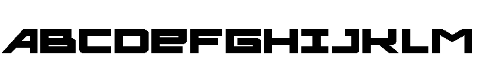 Ace of Swords Expanded Font UPPERCASE
