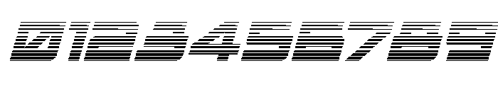 Ace of Swords Gradient Italic Font OTHER CHARS