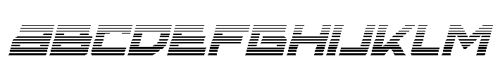 Ace of Swords Gradient Italic FONT