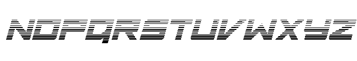 Ace of Swords Gradient Italic Font LOWERCASE