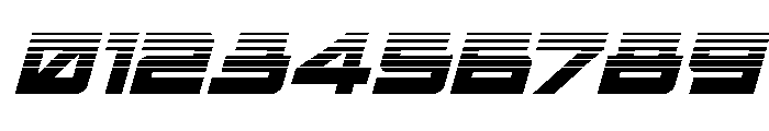 Ace of Swords Halftone Italic Font OTHER CHARS