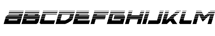 Ace of Swords Halftone Italic FONT