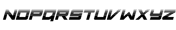 Ace of Swords Halftone Italic Font LOWERCASE