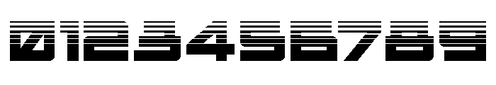 Ace of Swords Halftone Font OTHER CHARS